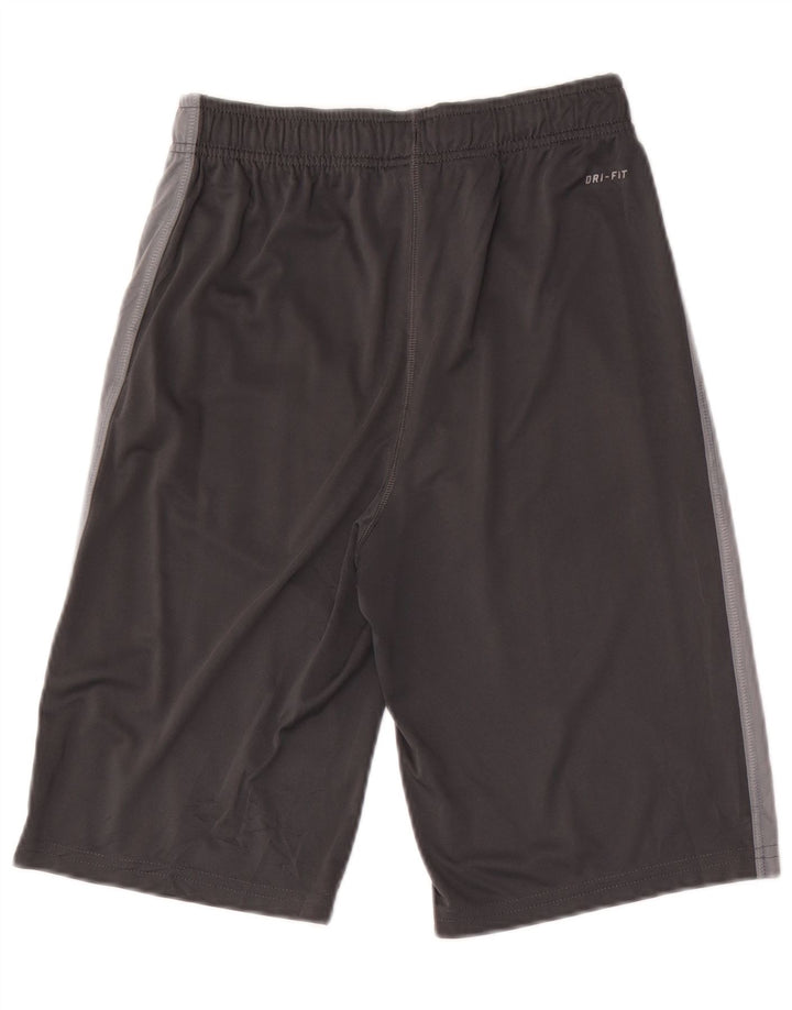 NIKE Herren Dri Fit Sportshorts, groß, graues Polyester