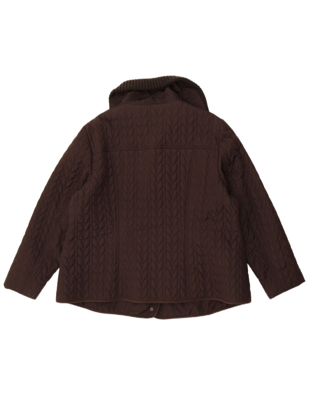 Monsoon Damen Steppjacke UK 22 3XL Schwarz Polyester