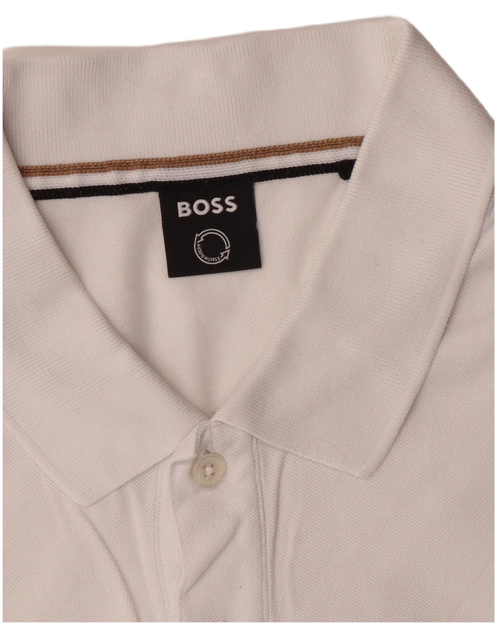 Hugo Boss Herren Poloshirt XL Weiß
