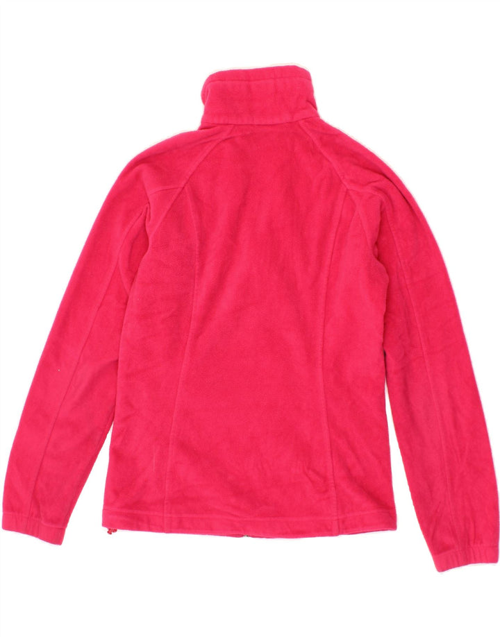 COLUMBIA Womens Fleece Jacket UK 10 Small Pink Polyester Vintage Columbia and Second-Hand Columbia from Messina Hembry 
