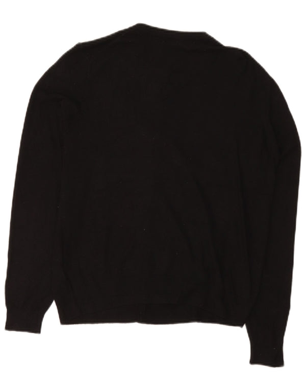 Marks & Spencer Damen-Cardigan-Pullover UK 14 Große schwarze Viskose