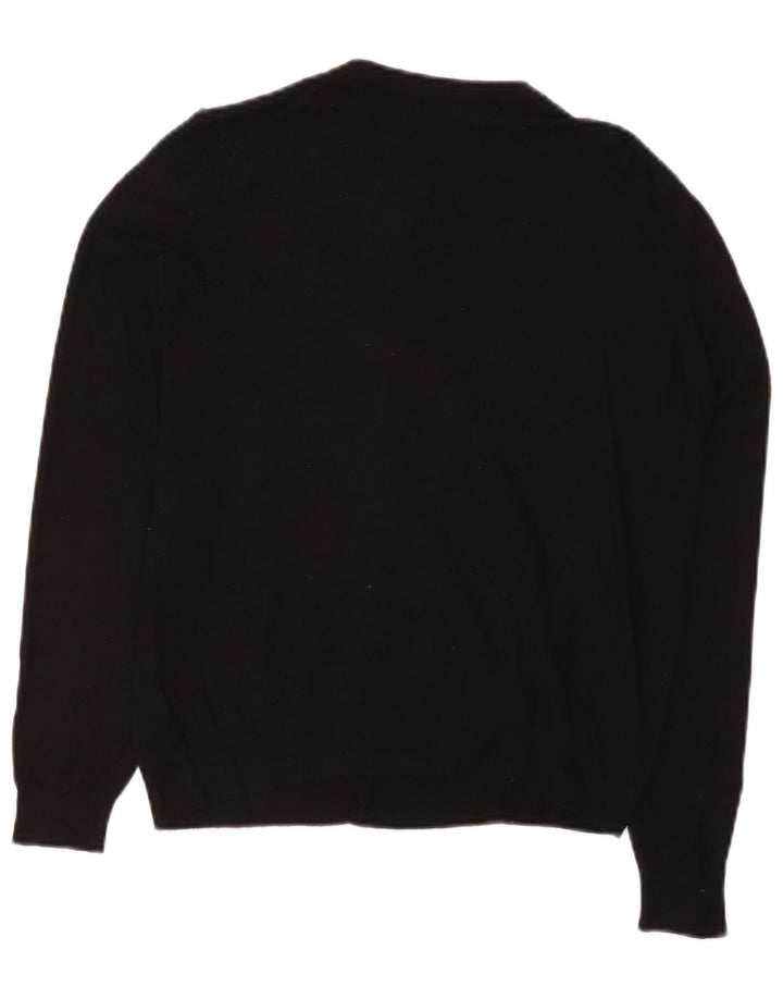 Marks & Spencer Damen-Cardigan-Pullover UK 14 Große schwarze Viskose