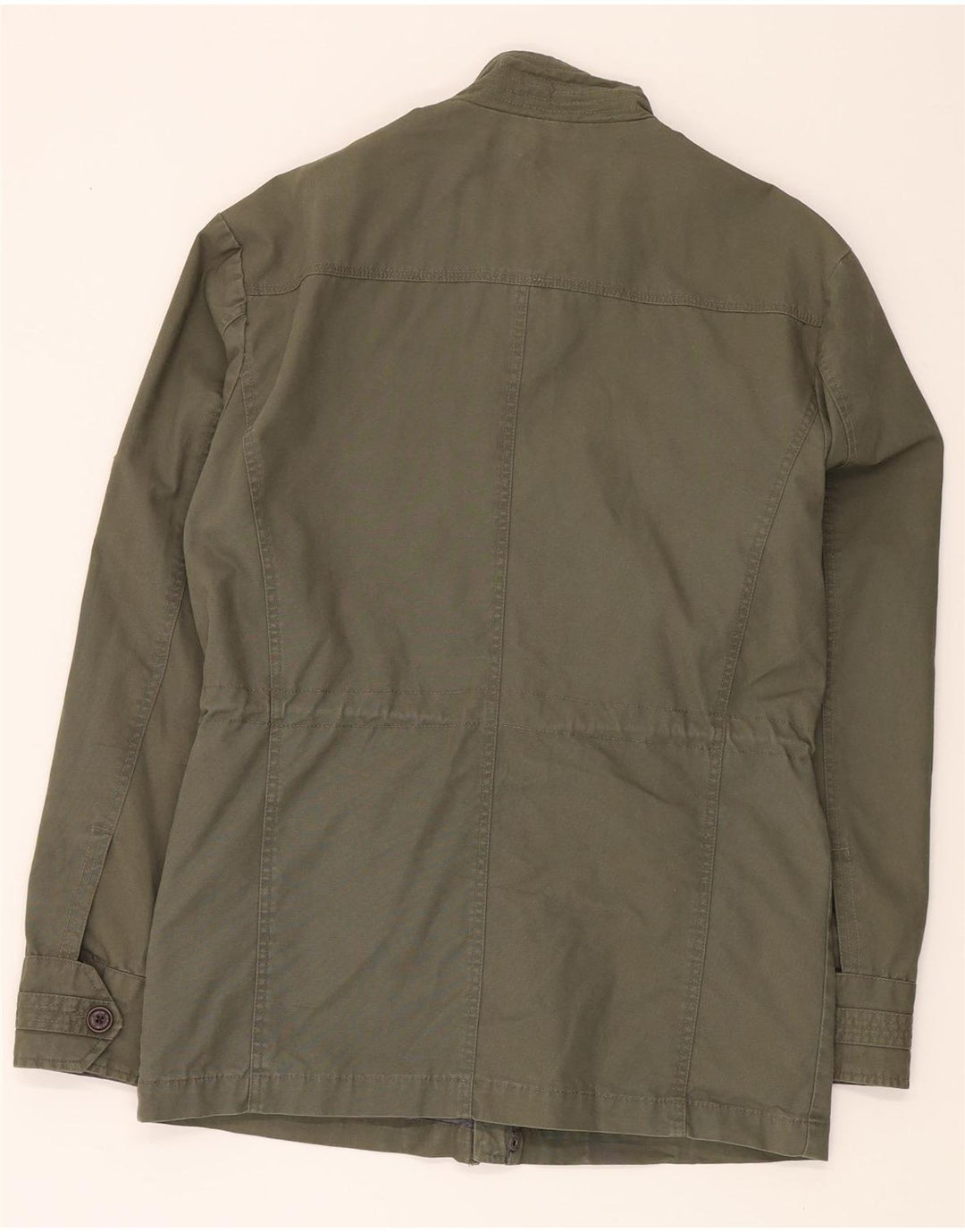 REDWOOD Herren-Utility-Jacke UK 40 Large Khaki Baumwolle