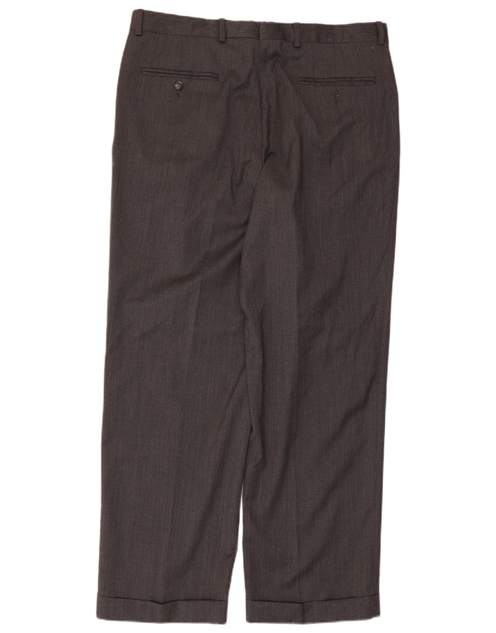 Izod Herren-Anzughose mit Pegged-Anzug, W36, L30, graue Wolle