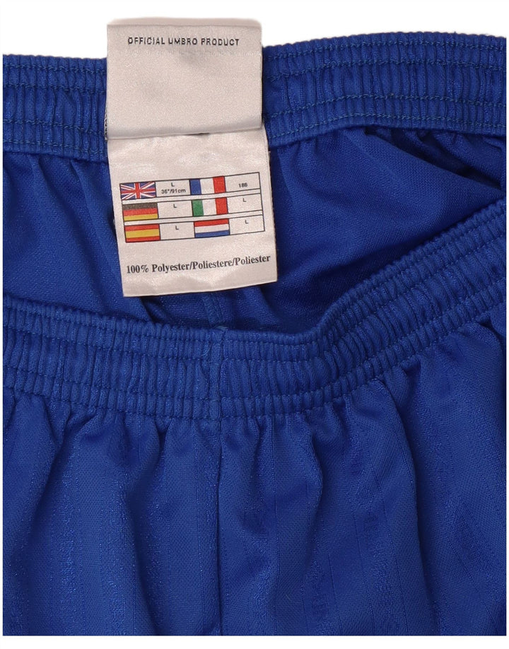 UMBRO Herren-Sportshorts, groß, blau, Polyester
