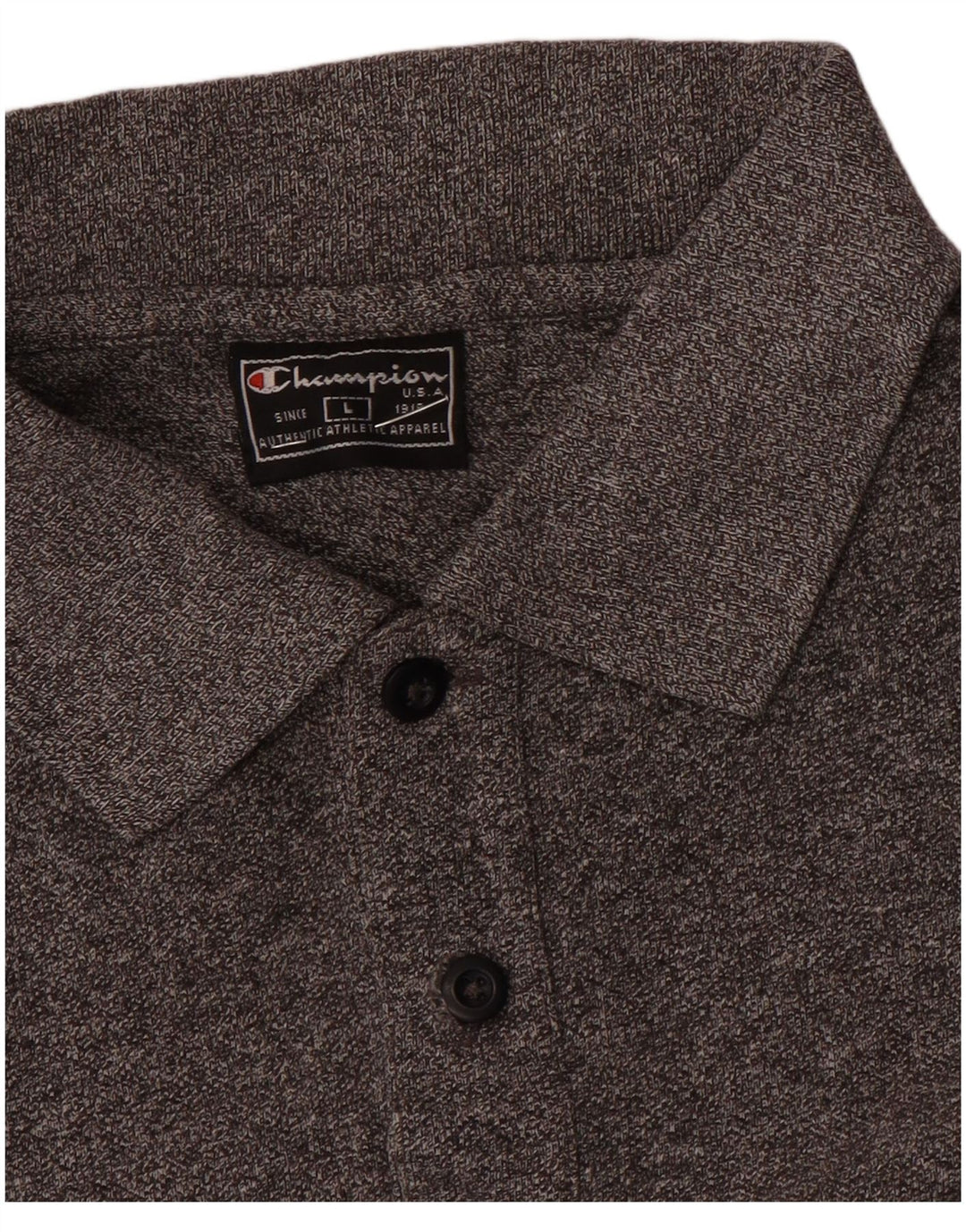 Champion Herren-Poloshirt, groß, grau meliert