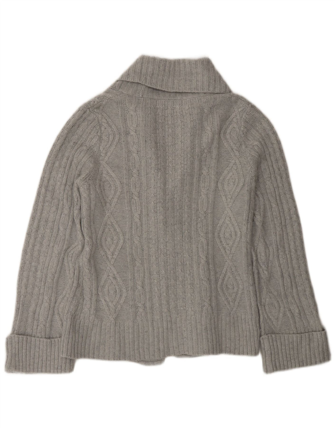 Marks & Spencer Damen-Cardigan-Pullover UK 12 Mittelgraues Acryl