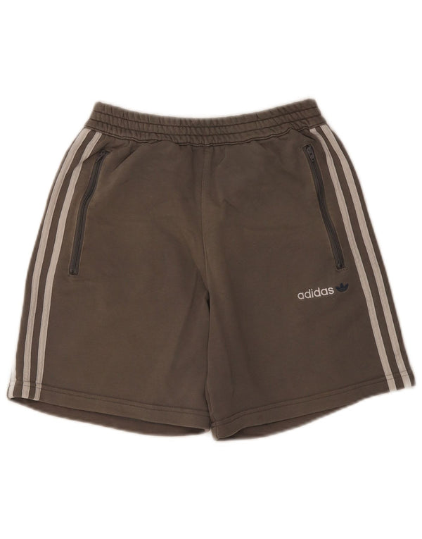 Adidas Herren Sport Shorts Small Grau Baumwolle
