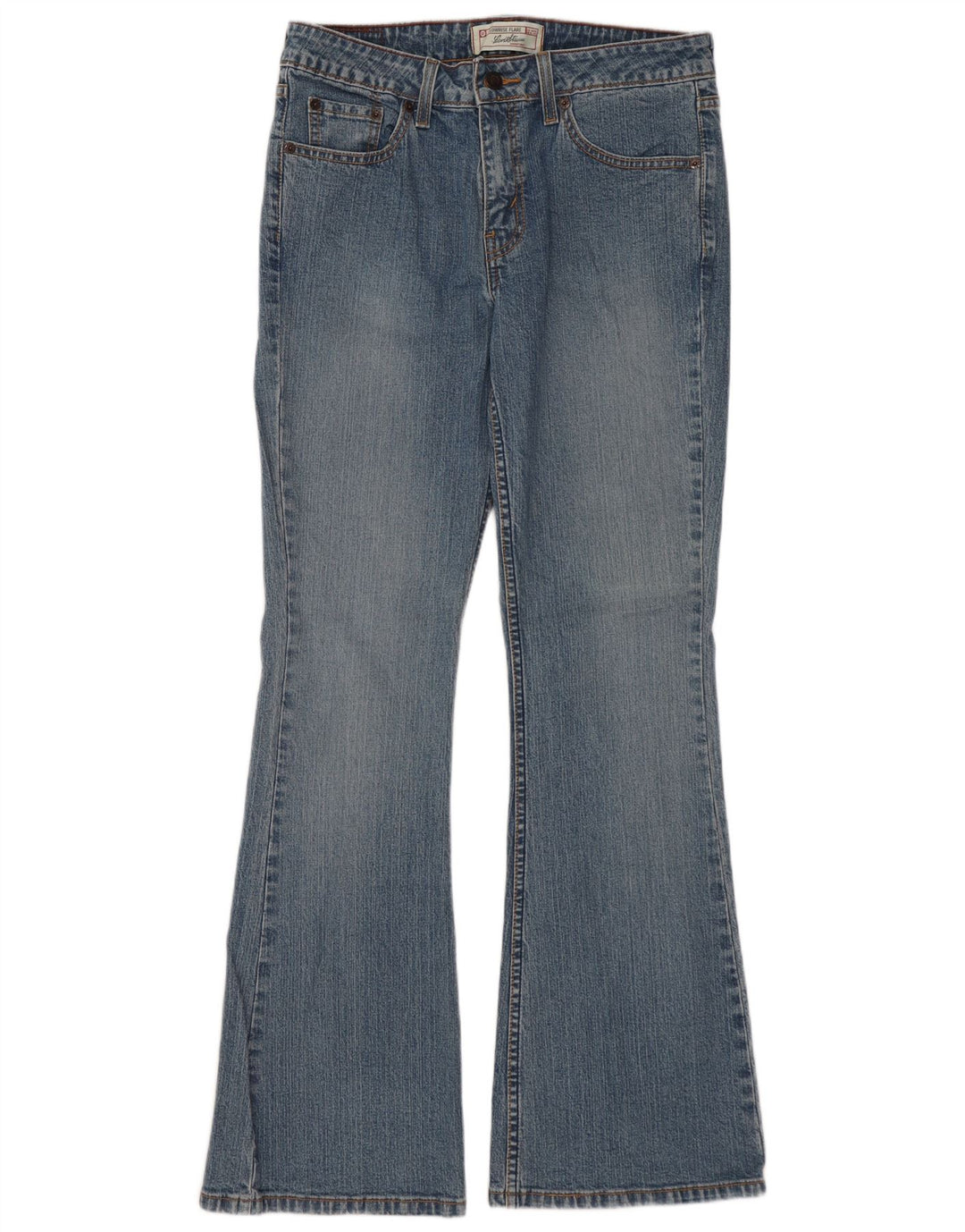 LEVI'S Schlagjeans für Mädchen, 6–7 Jahre, W30 L31, blaue Baumwolle