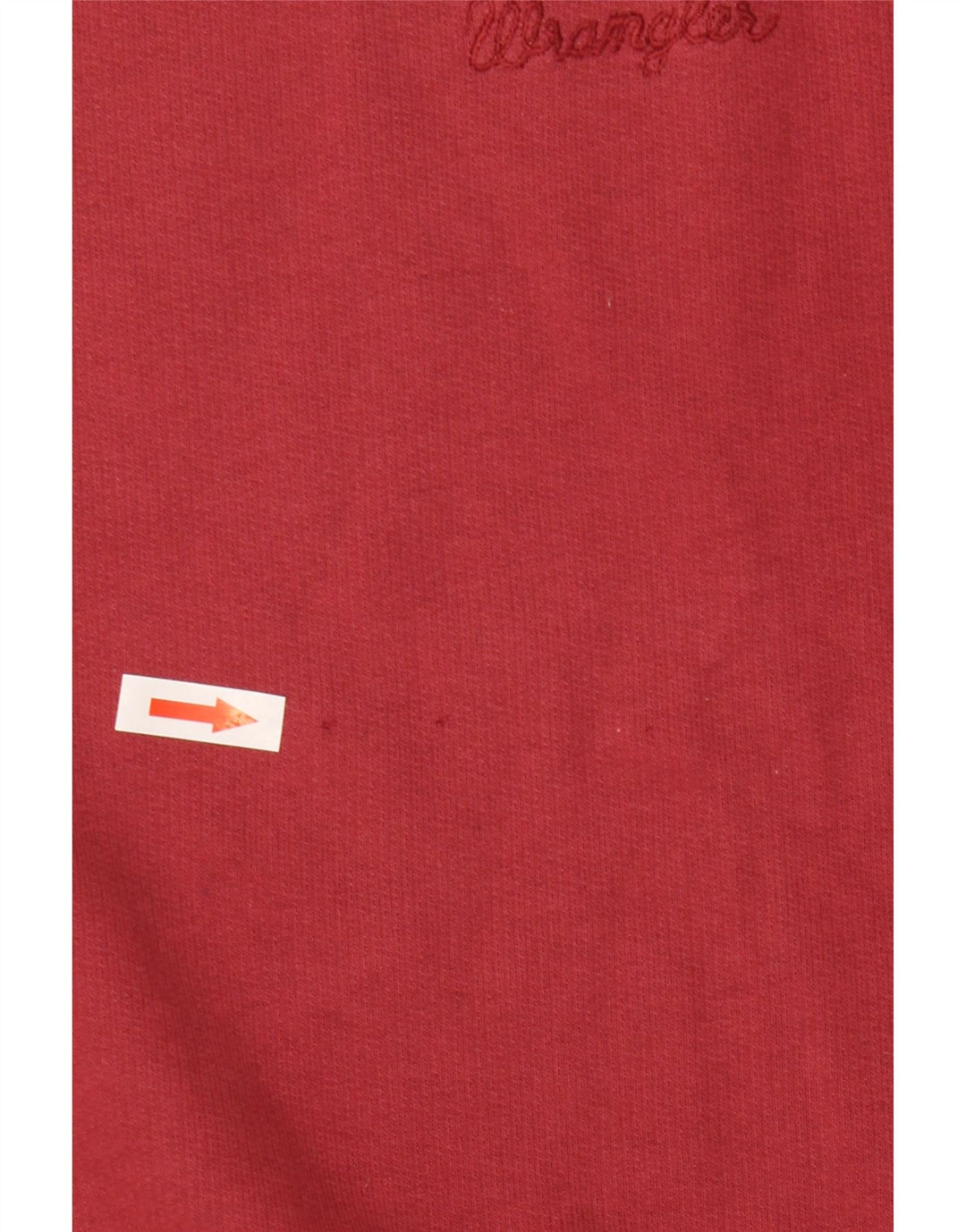 Wrangler Herren Sweatshirt Pullover XL Burgund Baumwolle