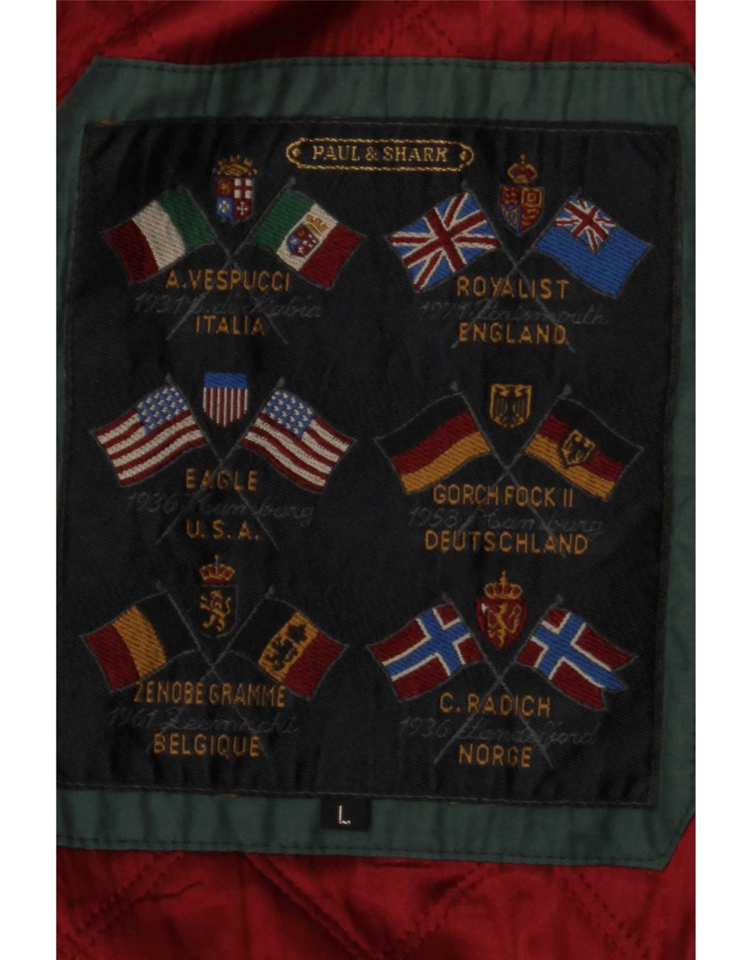 Paul & Shark Herrenmantel UK 40 Large Marineblau
