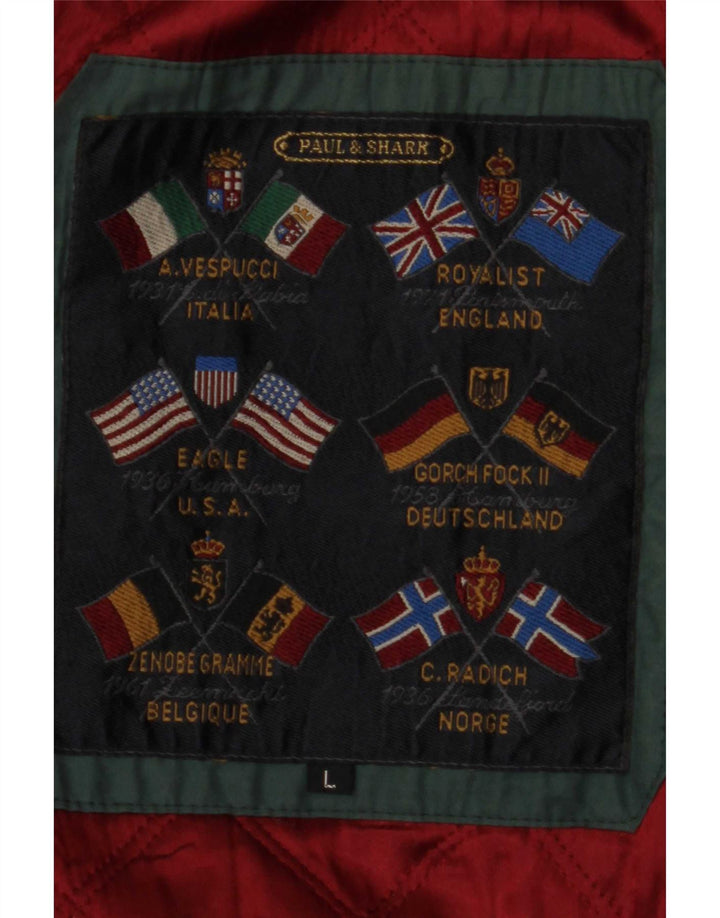 Paul & Shark Herrenmantel UK 40 Large Marineblau