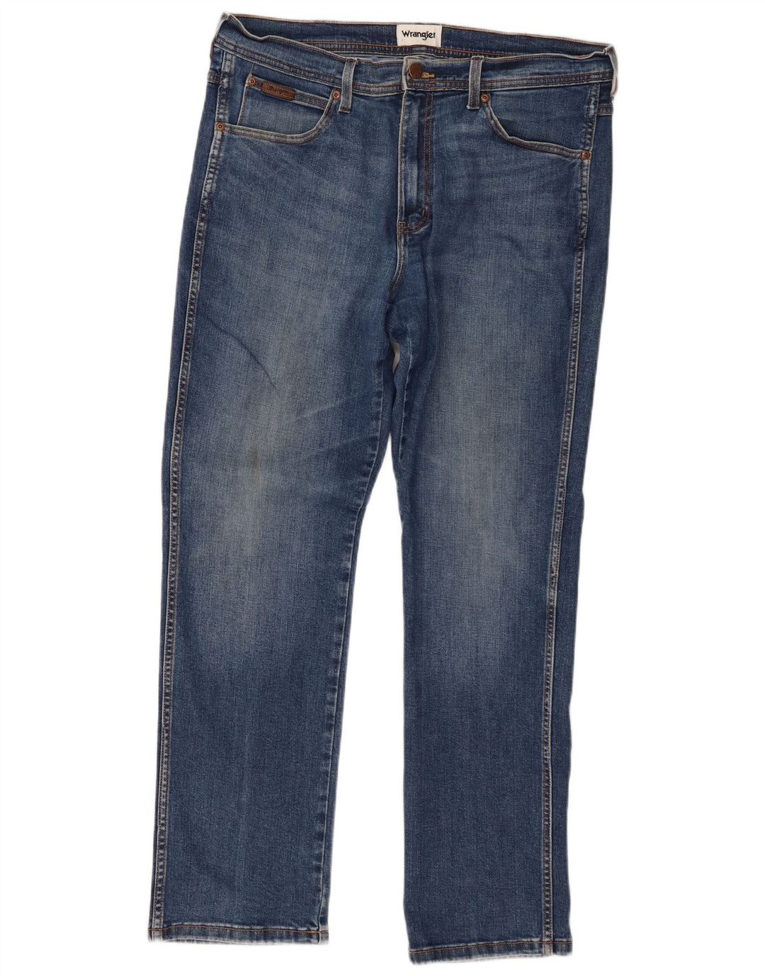 Wrangler Herren Straight Jeans W36 L30 Blau