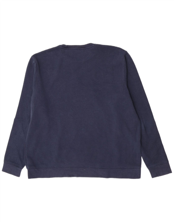 Adidas Herren Regular Fit Sweatshirt Pullover XL Marineblau Baumwolle