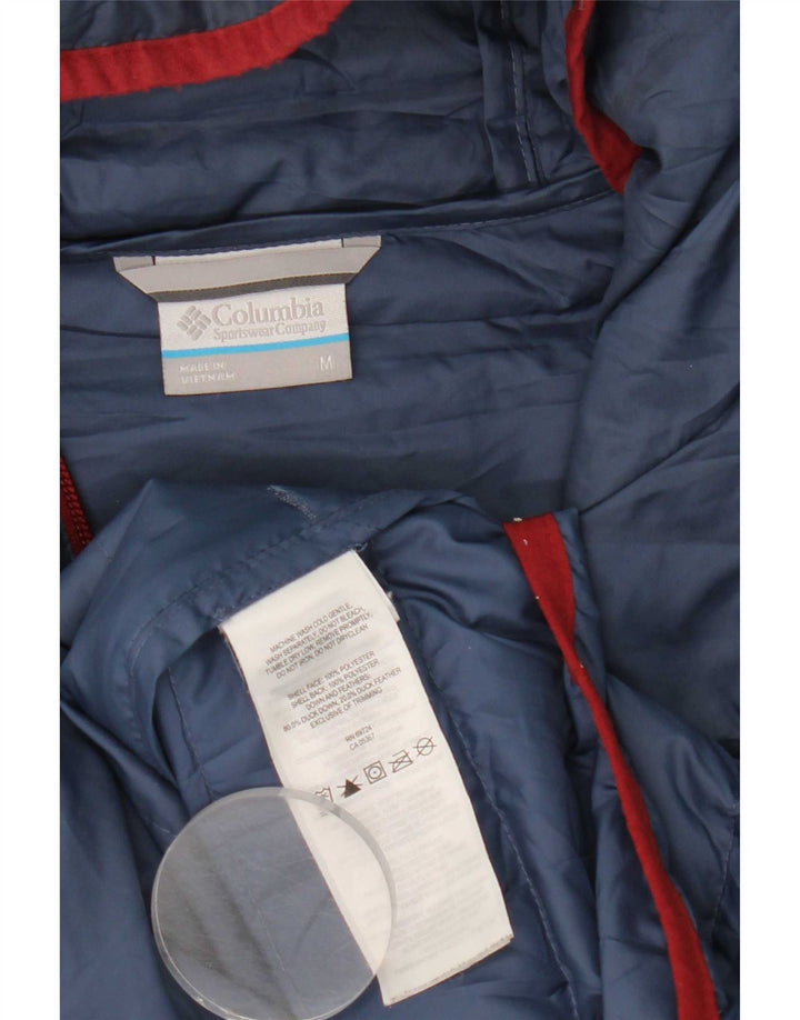 Columbia Herren-Jacke mit Kapuze, gepolstert, UK 38, mittelmarineblau, Polyester