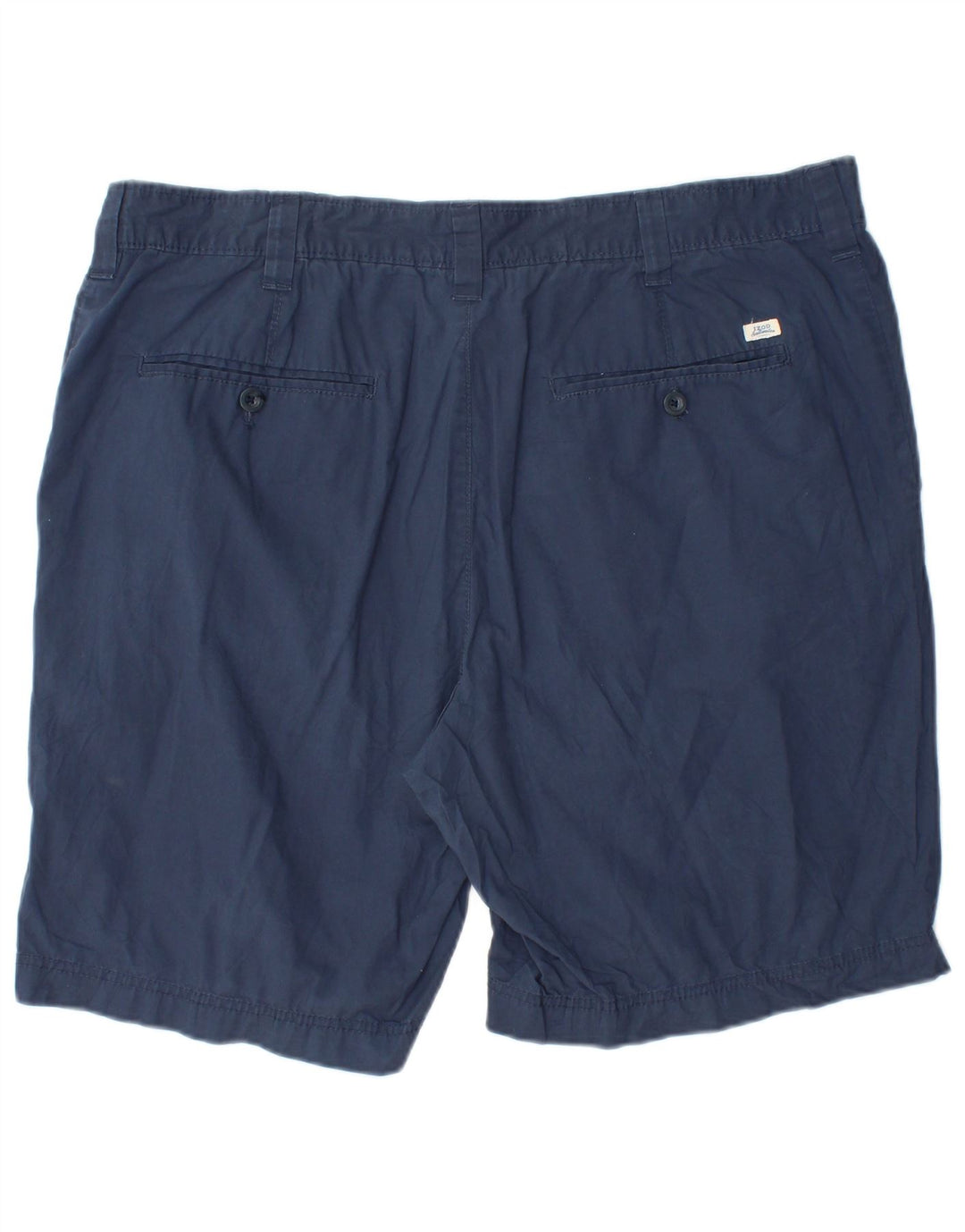 IZOD Herren Salt Water Chino Shorts W40 XL Marineblaue Baumwolle