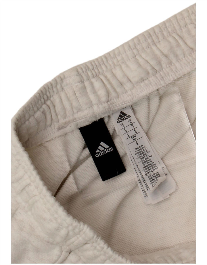 Adidas Herren-Sportshorts, Größe S, weiße Baumwolle