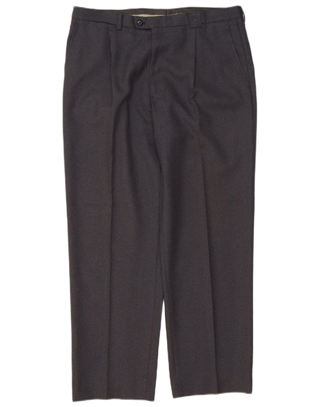 Burberry Herren-Anzughose mit Pegged, Größe 46, Größe S, W34, L30, Grau, Polyester