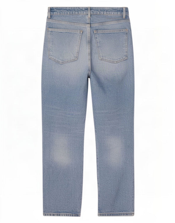 Zara Damen High Rise Tapered Jeans EU 40 Medium W30 L28 Blau