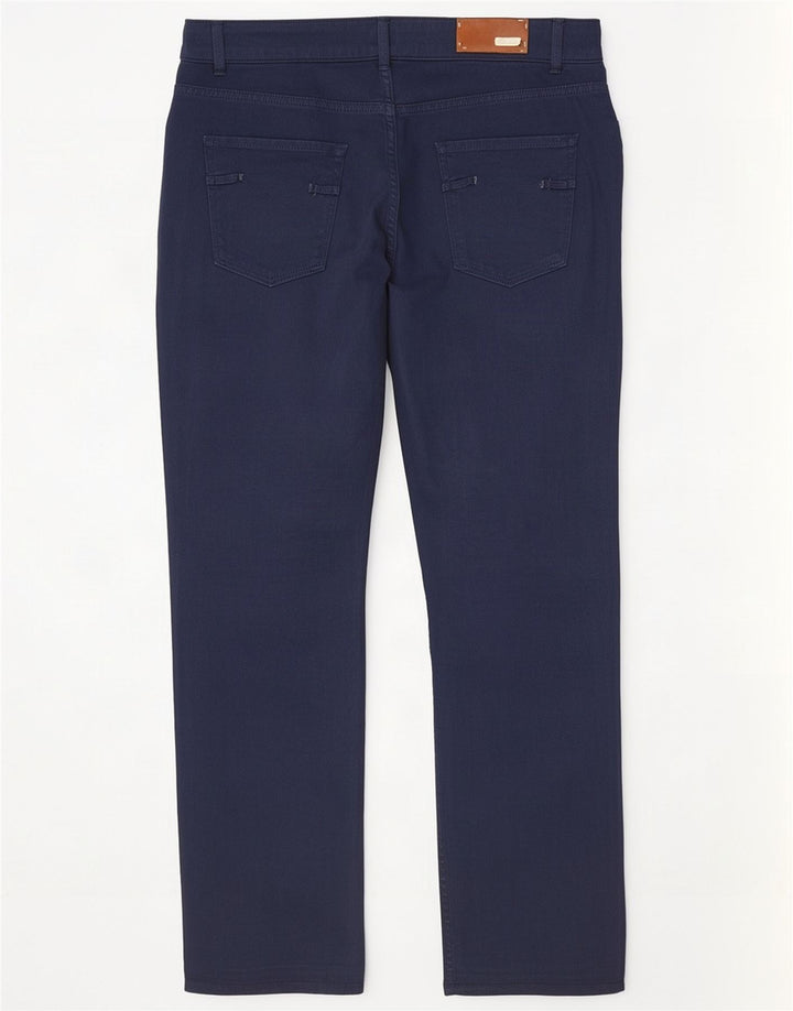 Trussardi Damen Slim Jeans W31 L30 Marineblaue Baumwolle