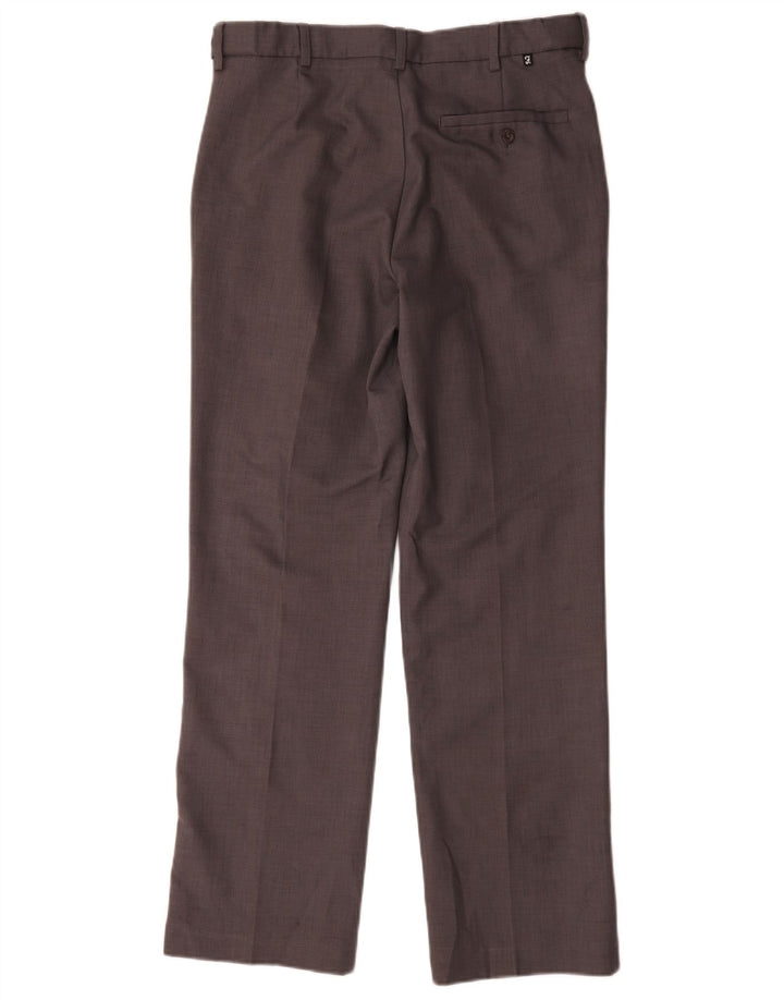Farah Herren gerade Chinohose W32 L31 Grau Polyester