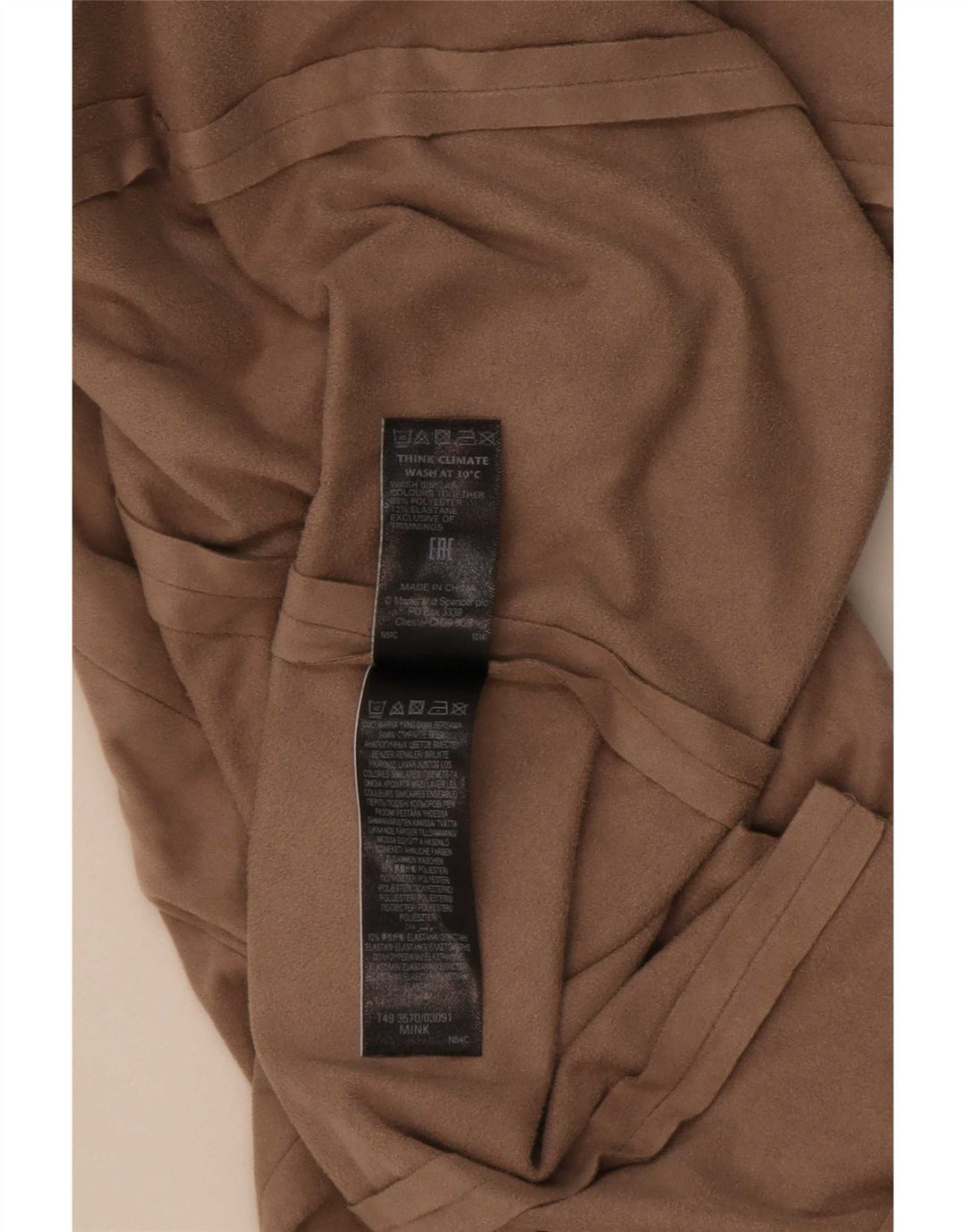 Marks & Spencer Offenes Damen-Cardigan-Oberteil UK 18 XL Beige Polyester
