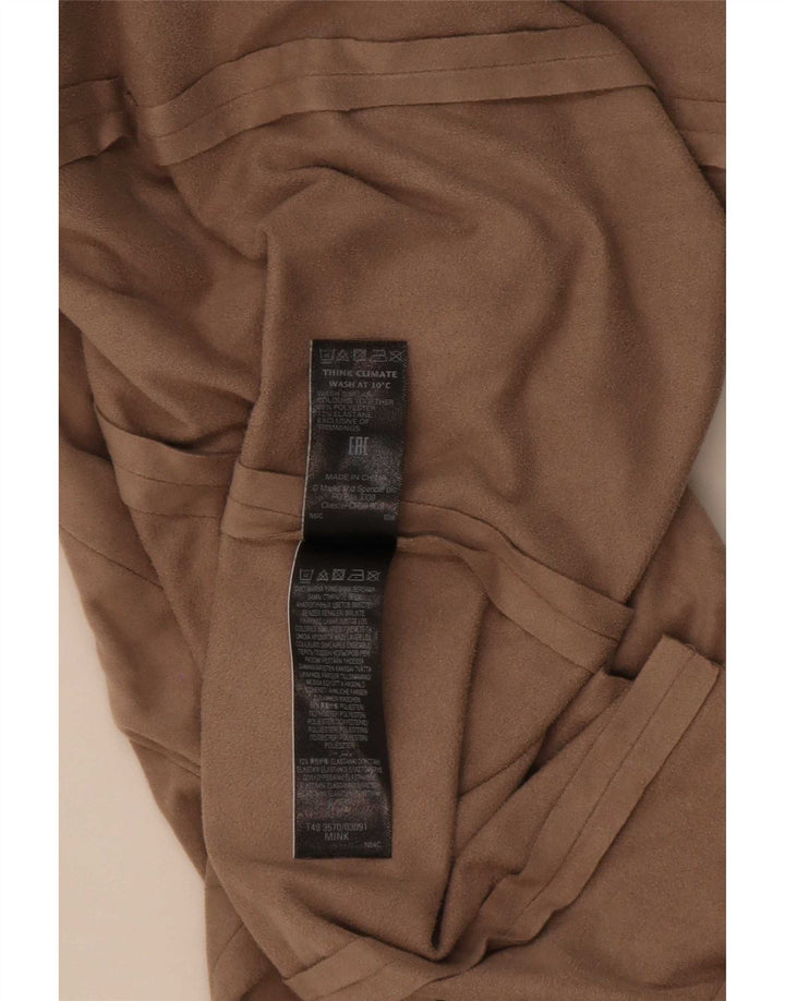 Marks & Spencer Offenes Damen-Cardigan-Oberteil UK 18 XL Beige Polyester
