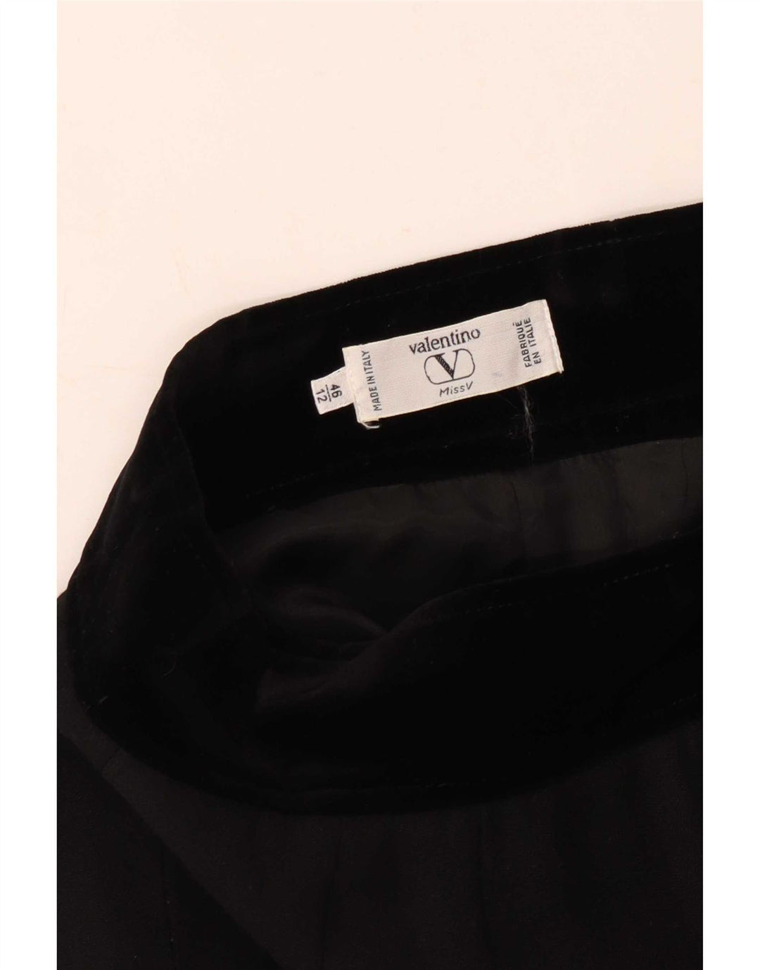 Valentino Damen Bleistiftrock UK 12 Medium W30 Schwarz