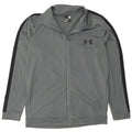 Under Armour Herren-Trainingsanzugoberteil mit normaler Passform, Mittelgrau, Farbblock