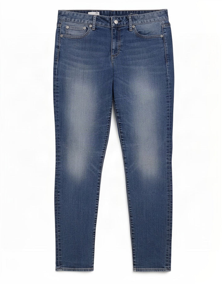 Gap Damen Skinny Jeans W30 L30 Blaue Baumwolle