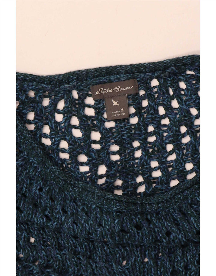 Eddie Bauer Damen-Pullover in Übergröße mit U-Boot-Ausschnitt, Gr. 14, mittleres Marineblau