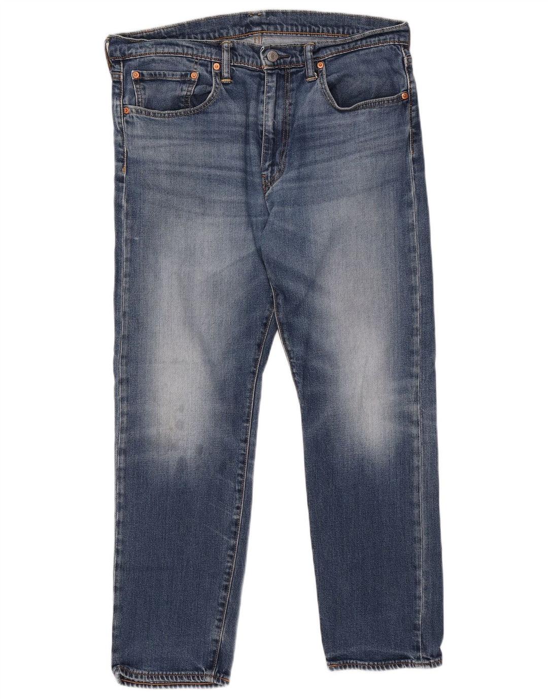 LEVI'S Herren 502 Tapered Jeans W36 L28 Blaue Baumwolle