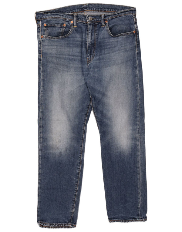 LEVI'S Herren 502 Tapered Jeans W36 L28 Blaue Baumwolle