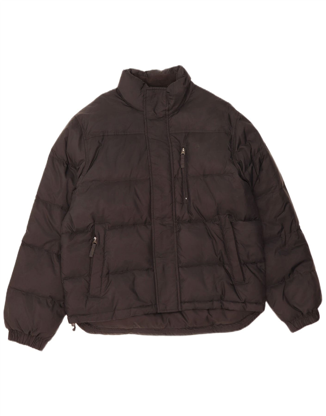 Timberland Herren Wattierte Jacke UK 40 Large Schwarz Nylon