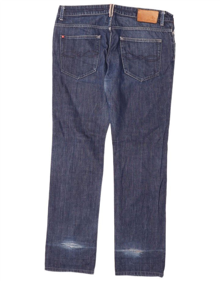 Americanino Herren Straight Jeans W38 L34 Blaue Baumwolle