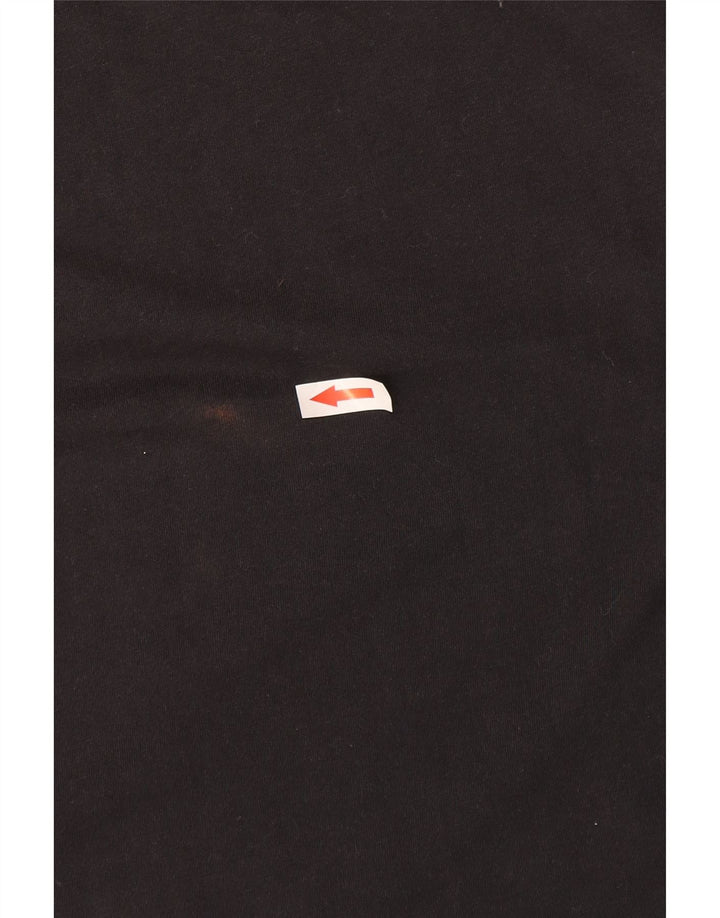 Nike Damen Dri Fit Graphic Vest Top UK 14 Large Schwarz