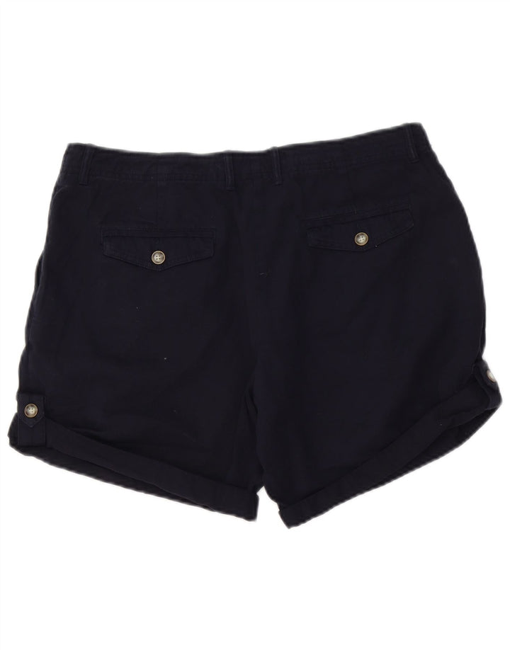 Musto Damen Chinoshorts UK 12 Medium W32 Marineblaue Baumwolle