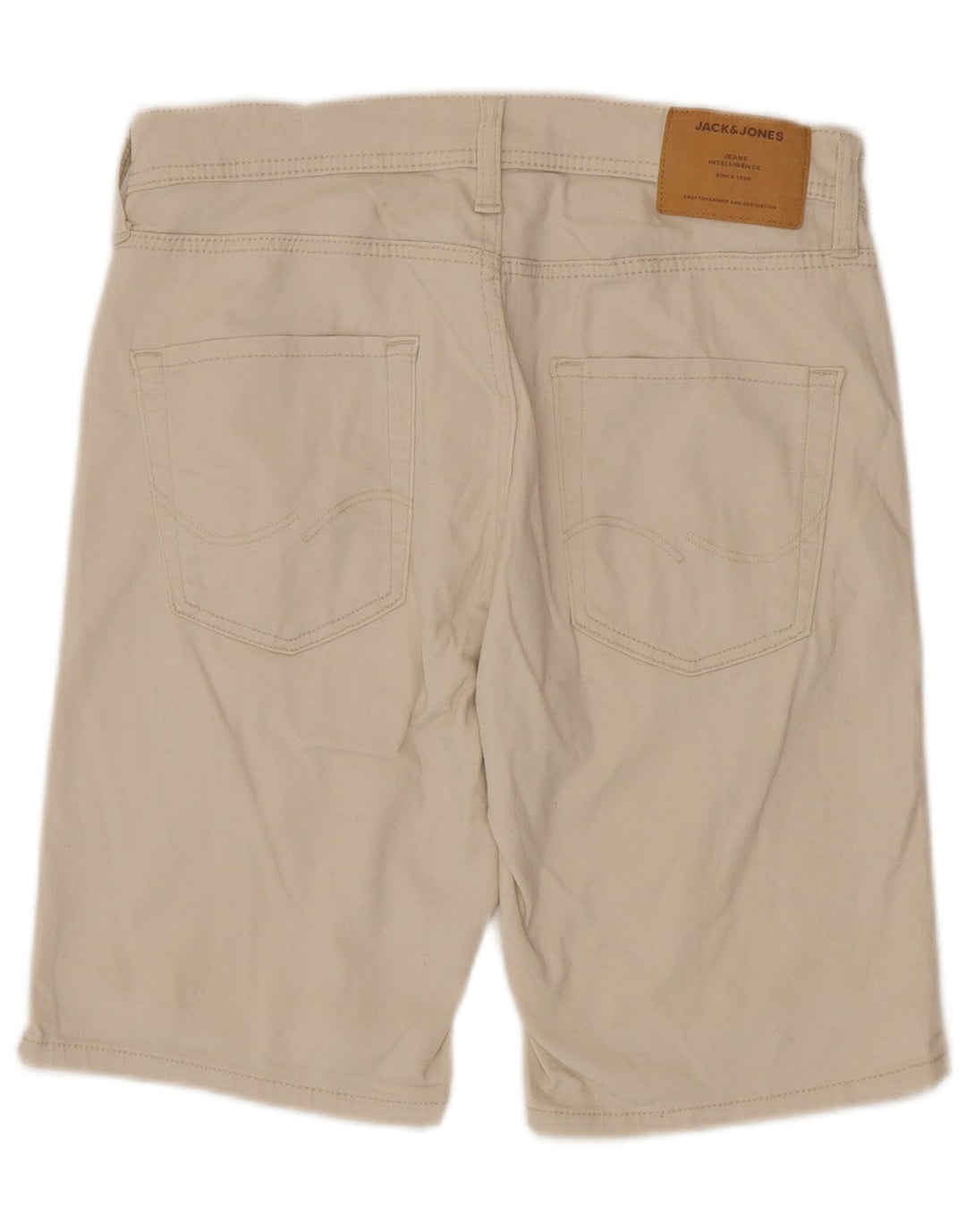 Jack & Jones Herren-Shorts, normal, lässig, Größe S, W29, Beige, Baumwolle