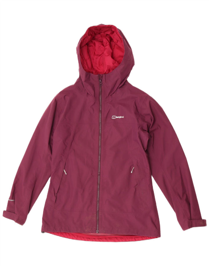 Berghaus Damen Regenjacke mit Kapuze UK 12 Medium Burgund Polyamid