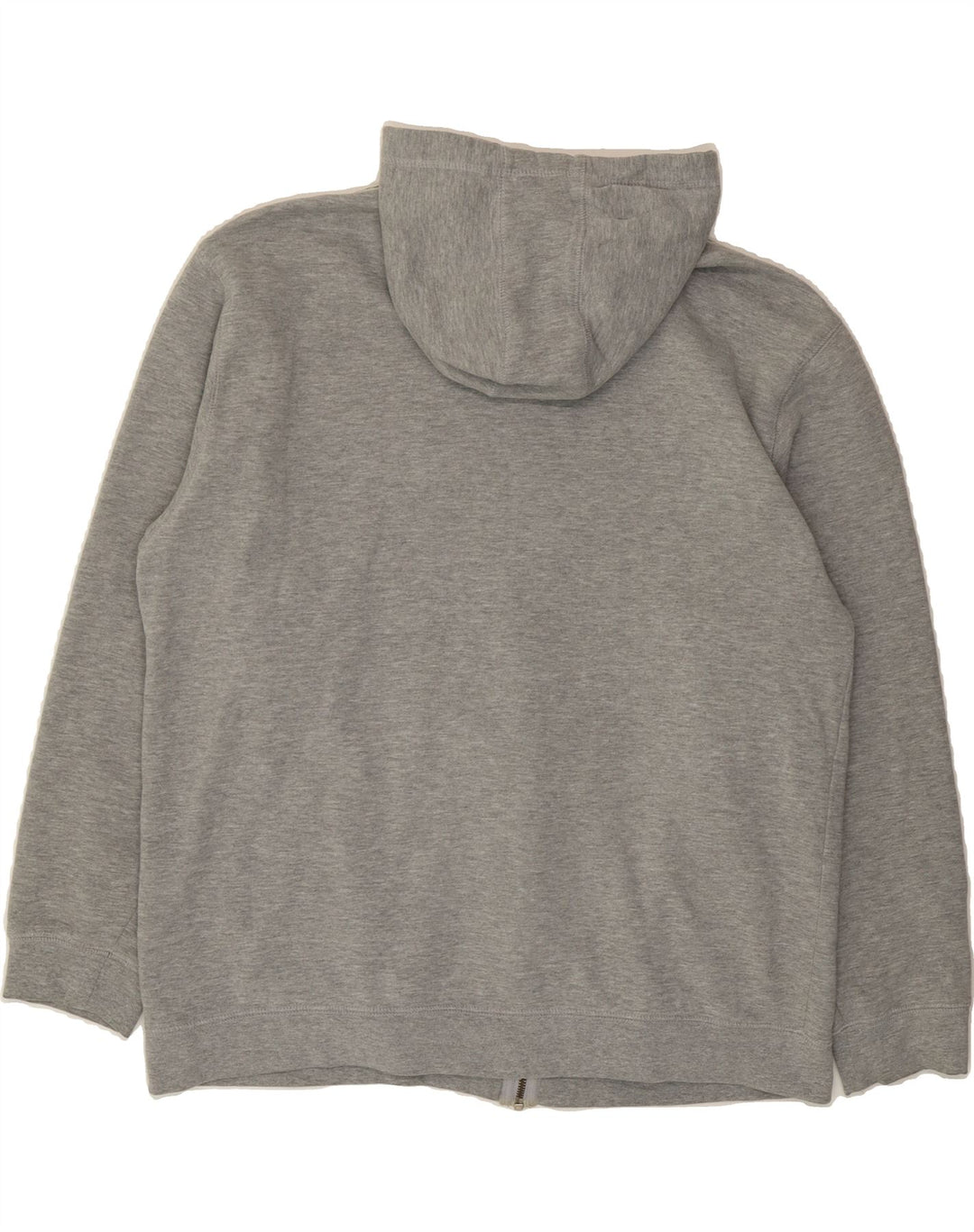 REEBOK Mens Zip Hoodie Sweater Large Grey Cotton Vintage Reebok and Second-Hand Reebok from Messina Hembry 