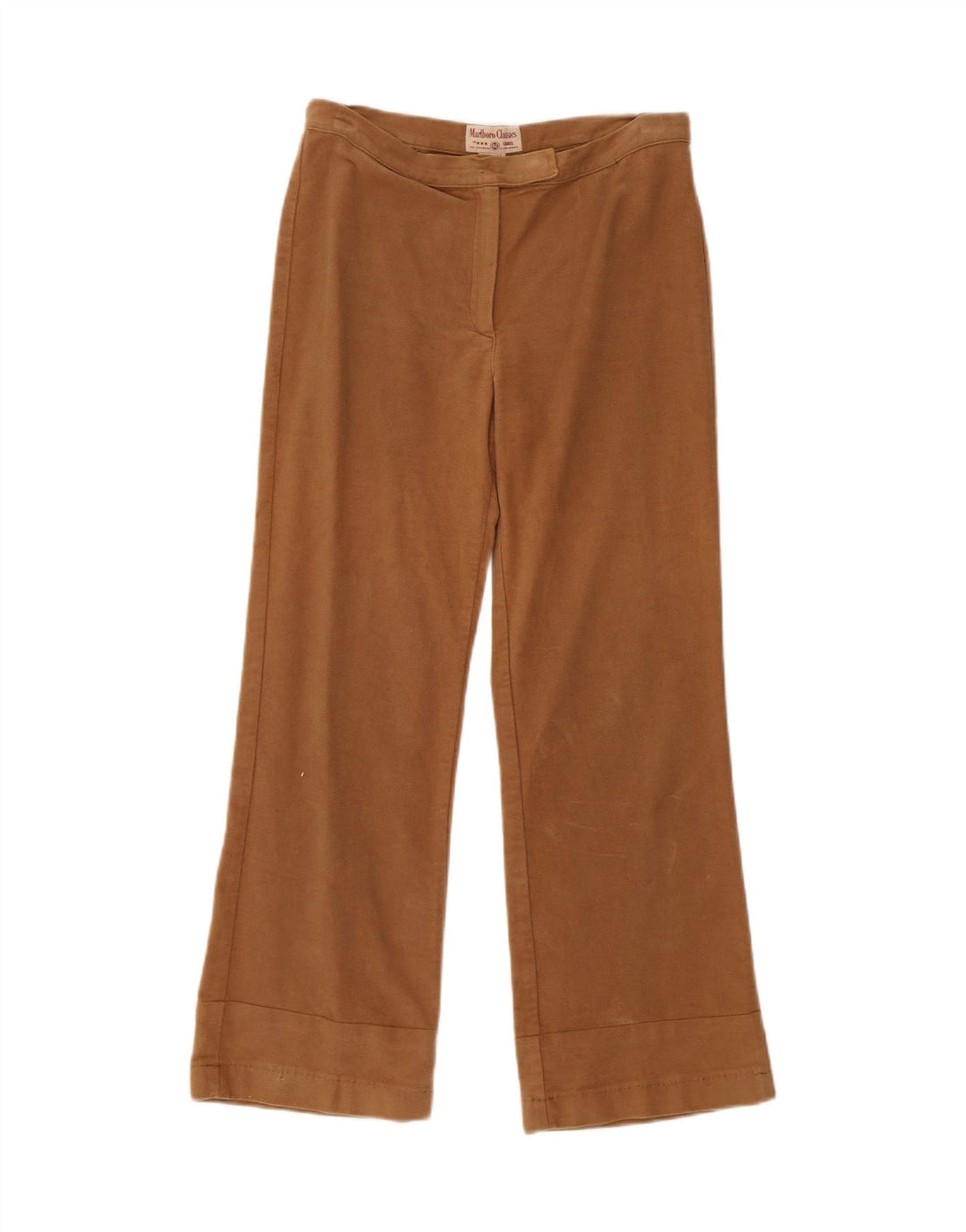 MARLBORO CLASSICS Womens Casual Trousers EU 42 Large W30 L27 Brown Vintage Marlboro Classics and Second-Hand Marlboro Classics from Messina Hembry 