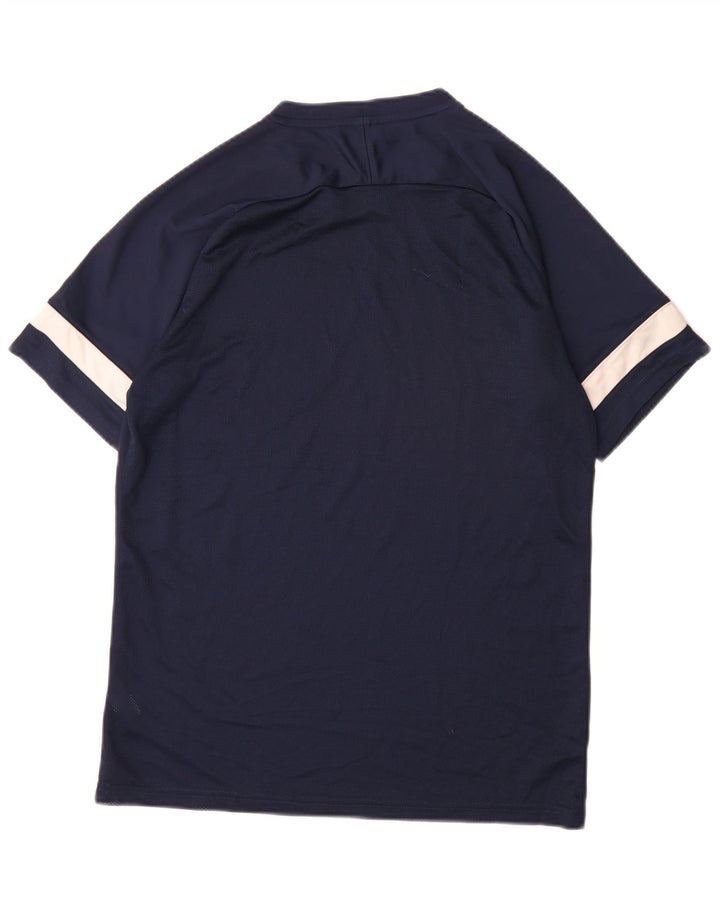 Nike Herren Dri Fit T-Shirt-Oberteil, groß, Marineblau, Farbblock