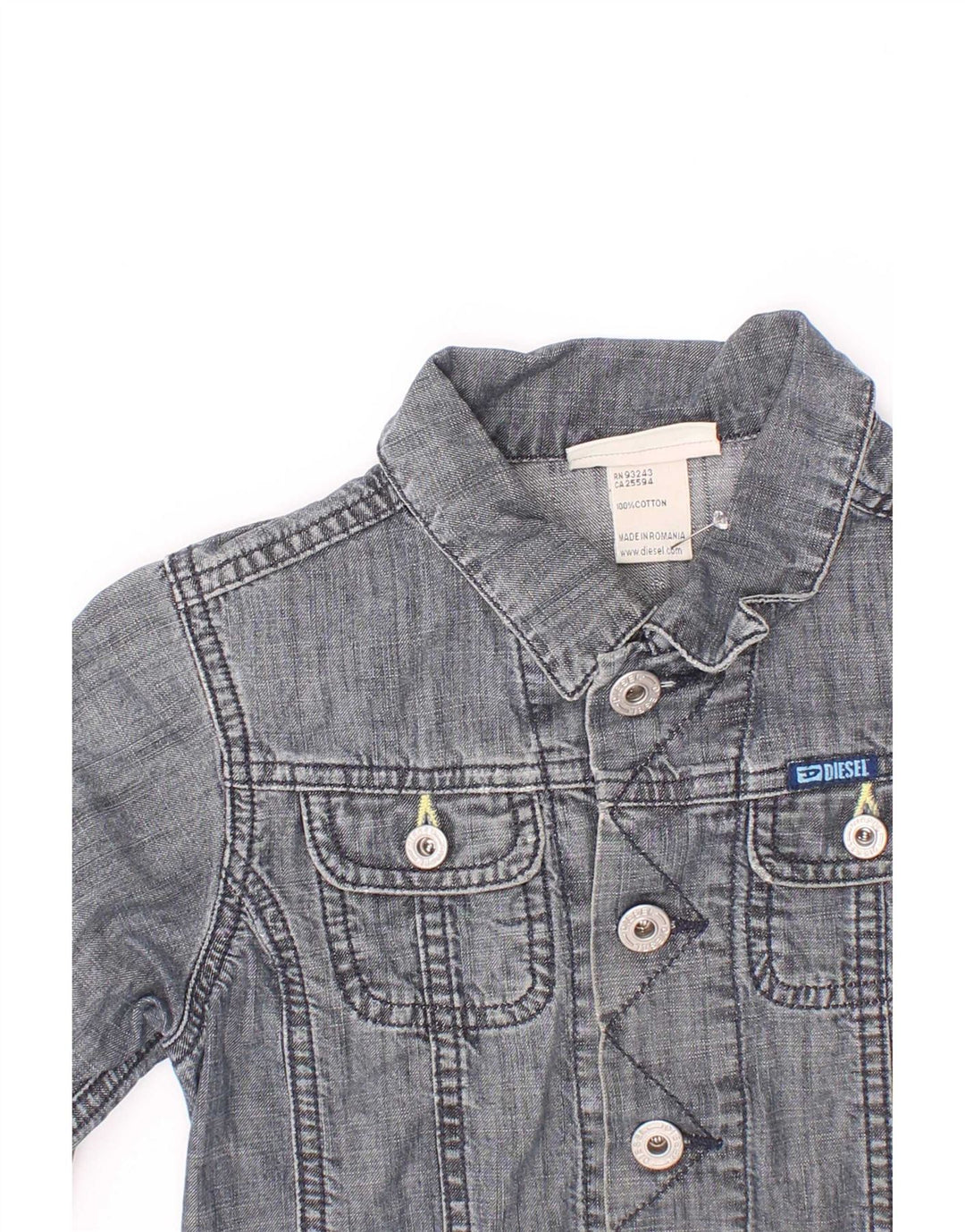 Diesel Jeansjacke für Jungen, 2–3 Jahre, blaue Baumwolle