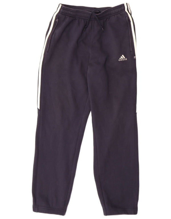 Adidas Herren-Trainingshose, Jogginghose, mittelgroß, Marineblau, Baumwolle, Sport