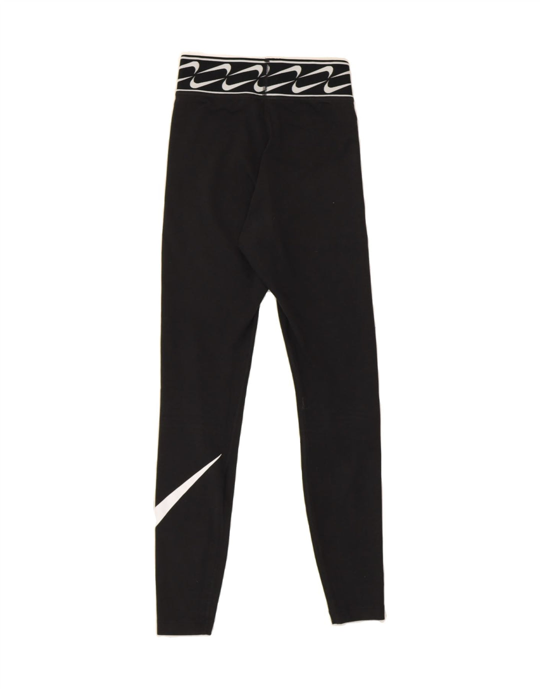 NIKE Womens Graphic Leggings UK 4 XS  Black Cotton Vintage Nike and Second-Hand Nike from Messina Hembry 