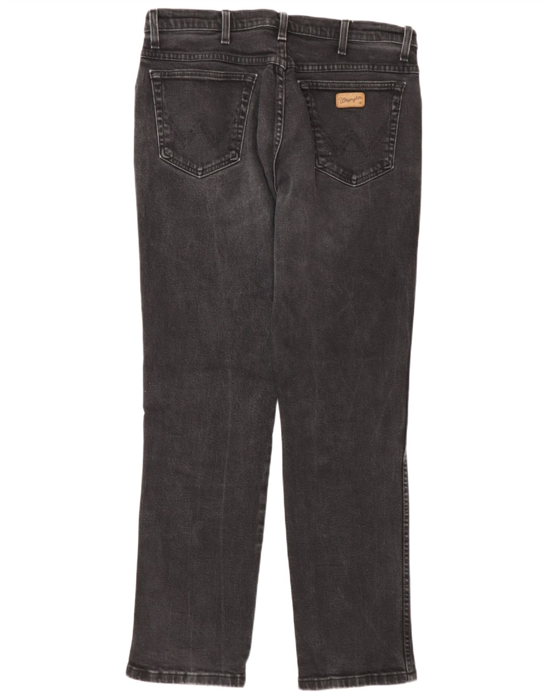 Wrangler Herren Texas Straight Jeans W36 L32 Graue Baumwolle
