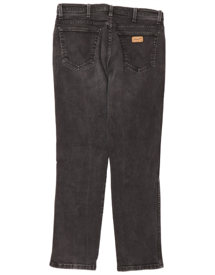 Wrangler Herren Texas Straight Jeans W36 L32 Graue Baumwolle