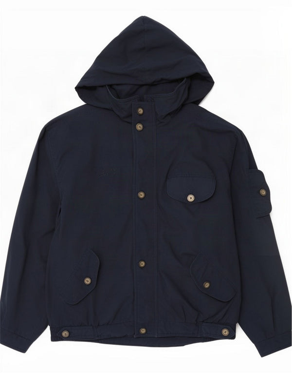 Brugi Herren-Utility-Jacke mit Kapuze, UK 42 XL, Marineblau, Polyester