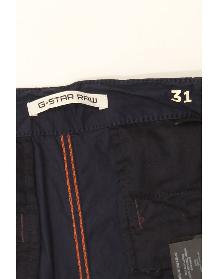 G-STAR Herren-Cargoshorts W31 Mittelmarineblaue Baumwolle