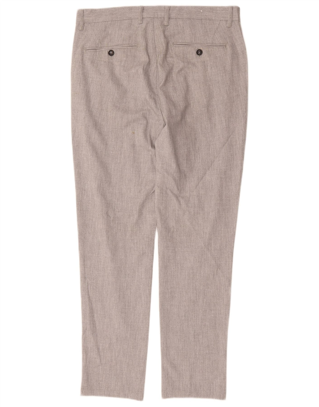 Zara Herren Slim Anzughose EU 40 Mittel W31 L31 Grau Polyester